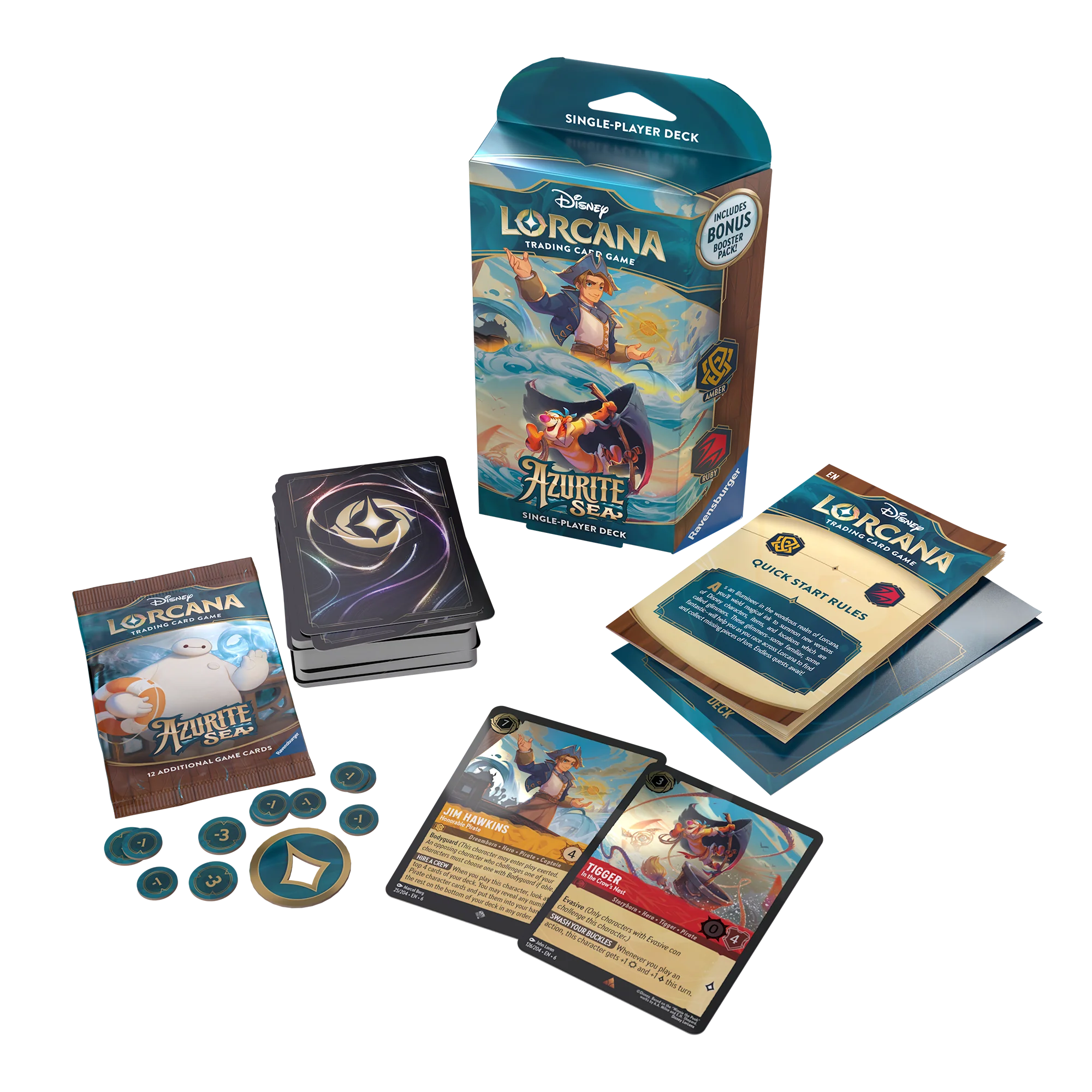 Lorcana TCG: Set 6 - Azurite Sea - Starter Deck: Amber/Ruby