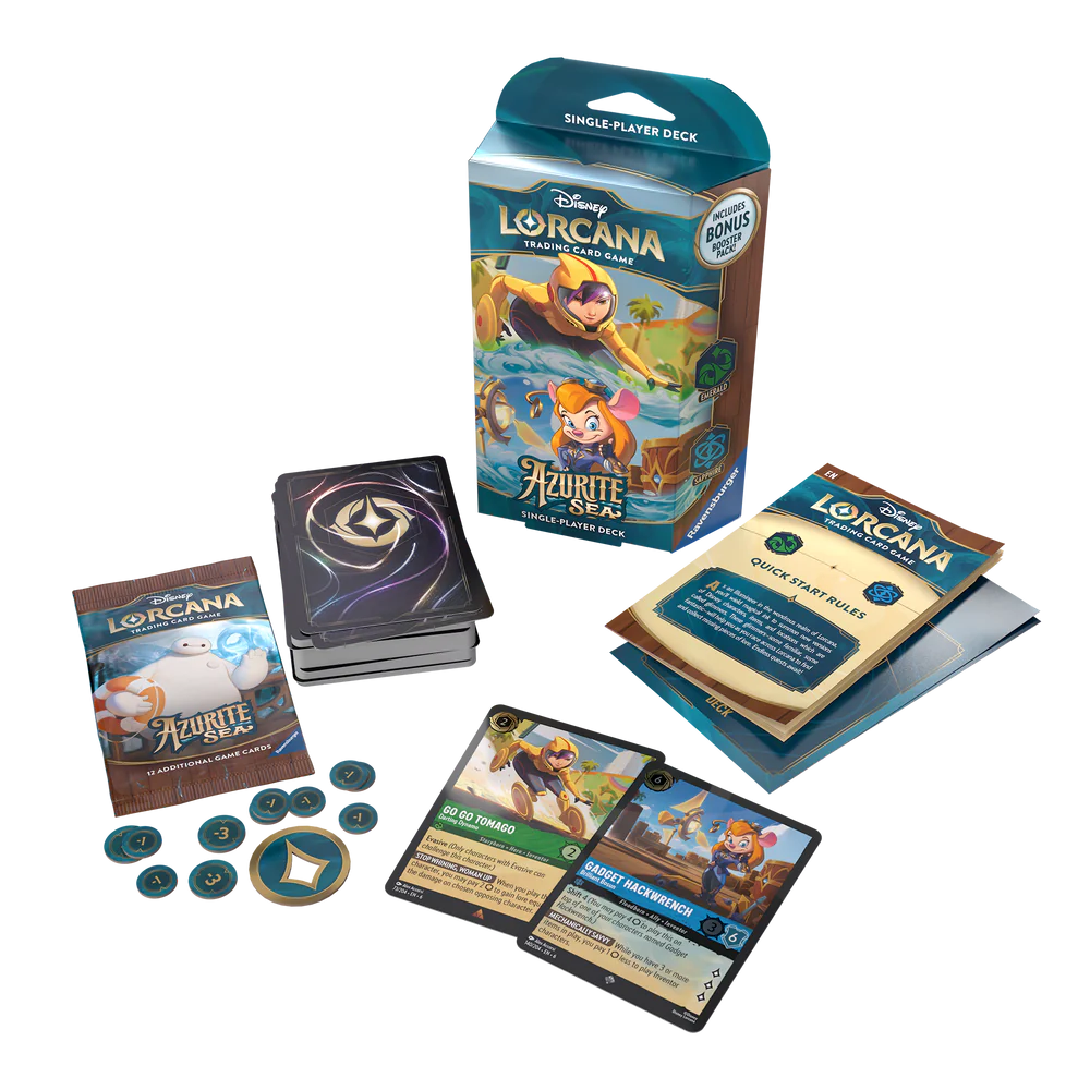 Lorcana TCG: Set 6 - Azurite Sea - Starter Deck: Emerald/Sapphire