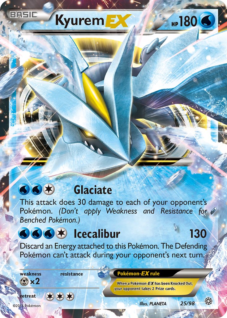 Kyurem EX - Ancient Origins (Ultra Rare) [AOR-25] English / Near Mint / Normal