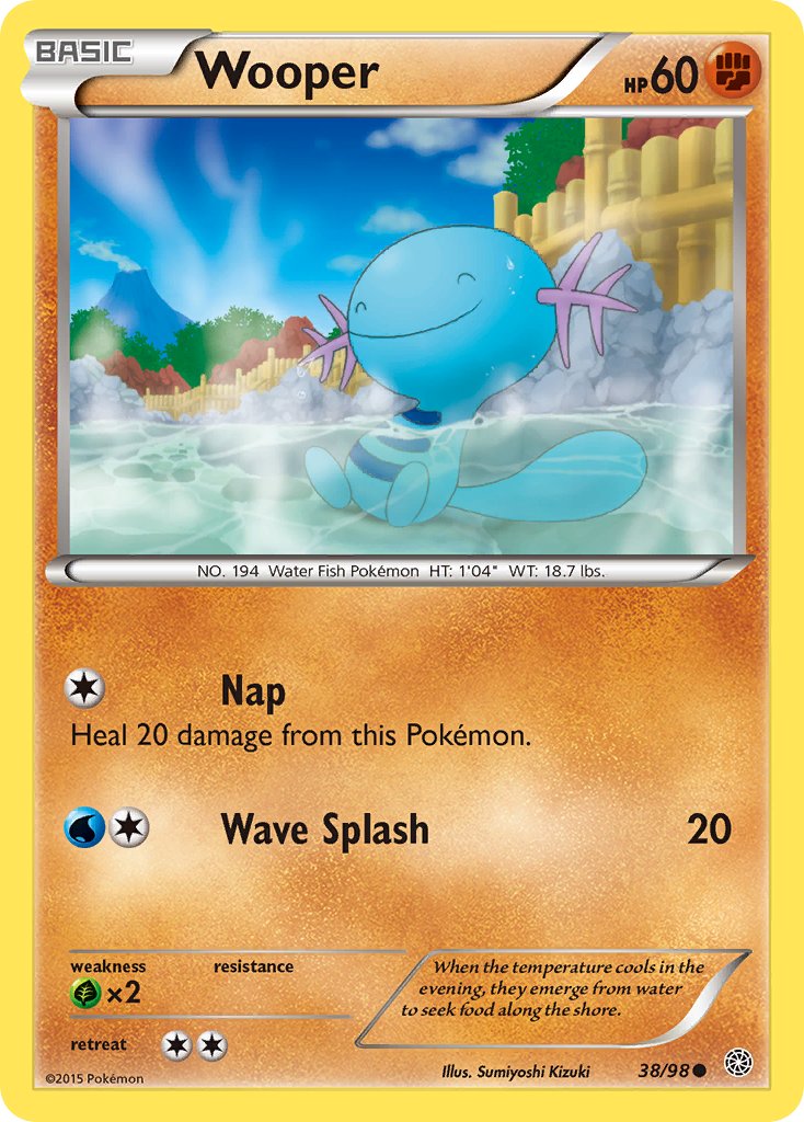 Wooper - Ancient Origins (Common) [AOR-38] English / Near Mint / Normal