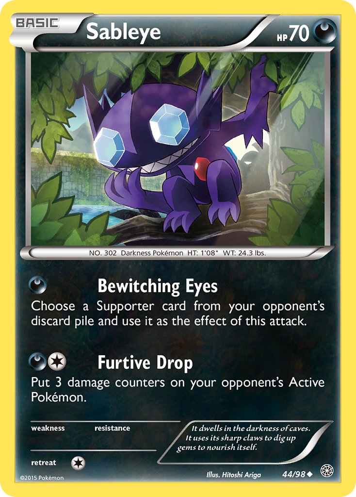 Sableye - Ancient Origins (Uncommon) [AOR-44] English / Near Mint / Normal