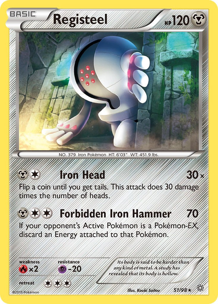 Registeel - Ancient Origins (Rare) [AOR-51] English / Near Mint / Normal