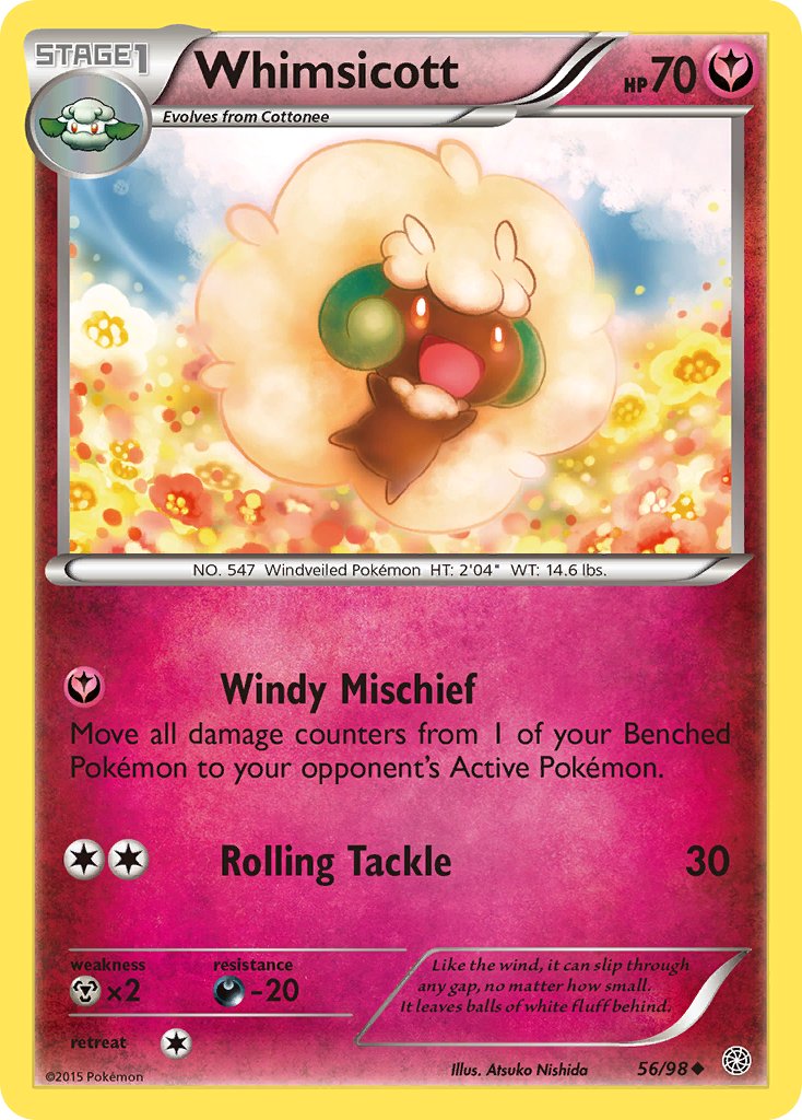 Whimsicott - Ancient Origins (Uncommon) [AOR-56] English / Near Mint / Normal