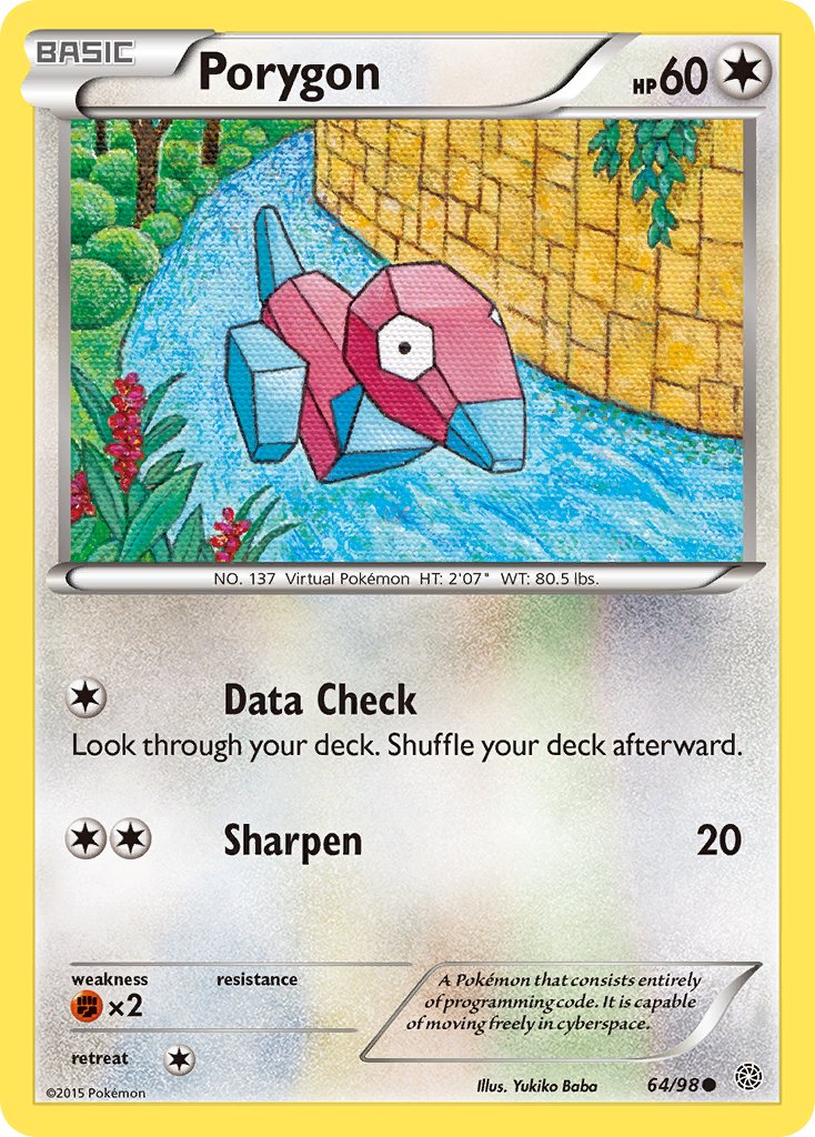 Porygon - Ancient Origins (Common) [AOR-64] English / Near Mint / Normal