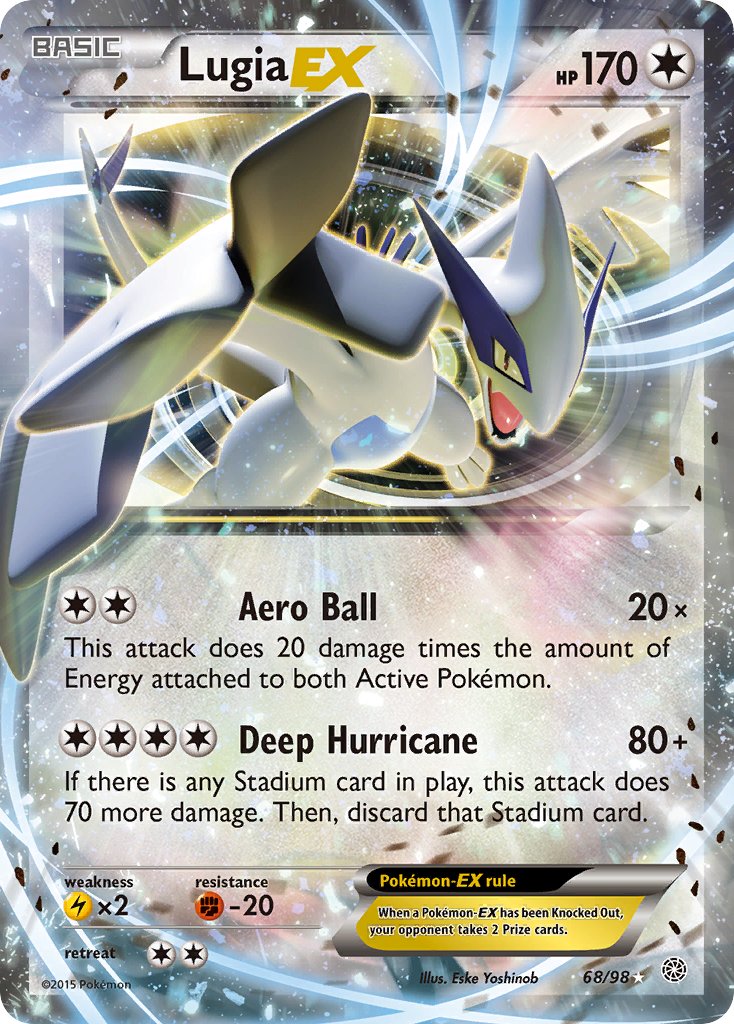 Lugia EX - Ancient Origins (Ultra Rare) [AOR-68] English / Near Mint / Normal
