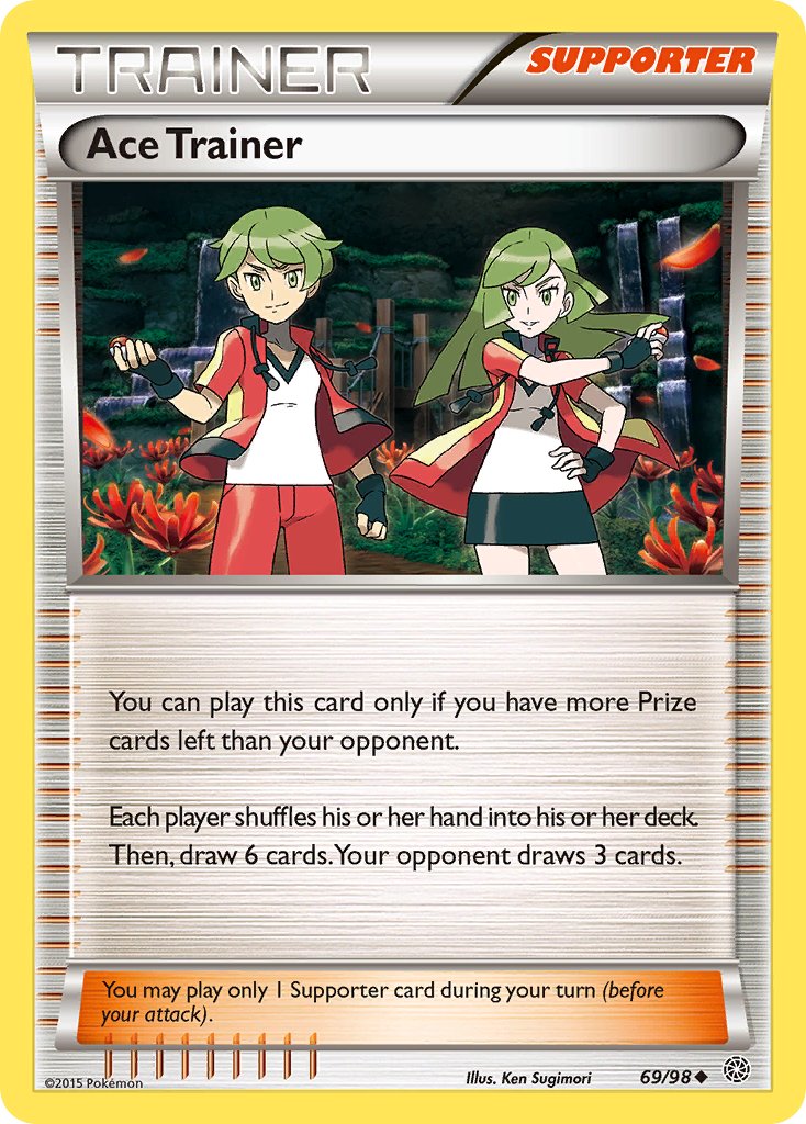 Ace Trainer - Ancient Origins (Uncommon) [AOR-69] English / Near Mint / Normal