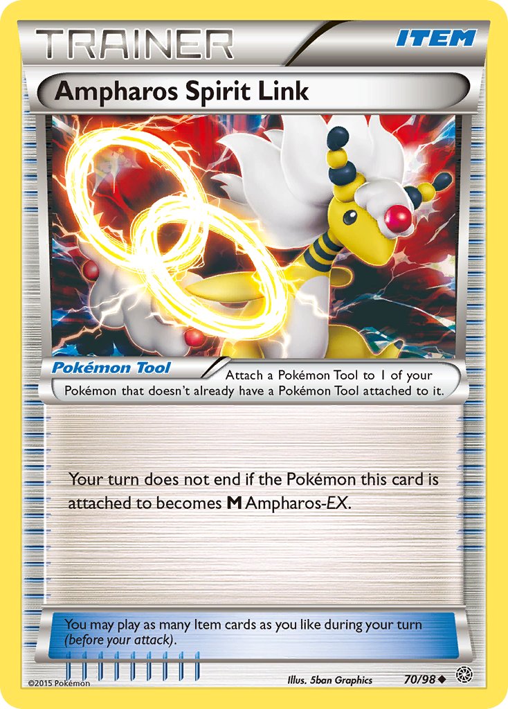 Ampharos Spirit Link - Ancient Origins (Uncommon) [AOR-70] English / Near Mint / Normal