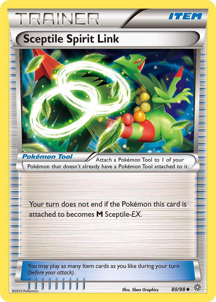 Sceptile Spirit Link - Ancient Origins (Uncommon) [AOR-80] English / Near Mint / Normal