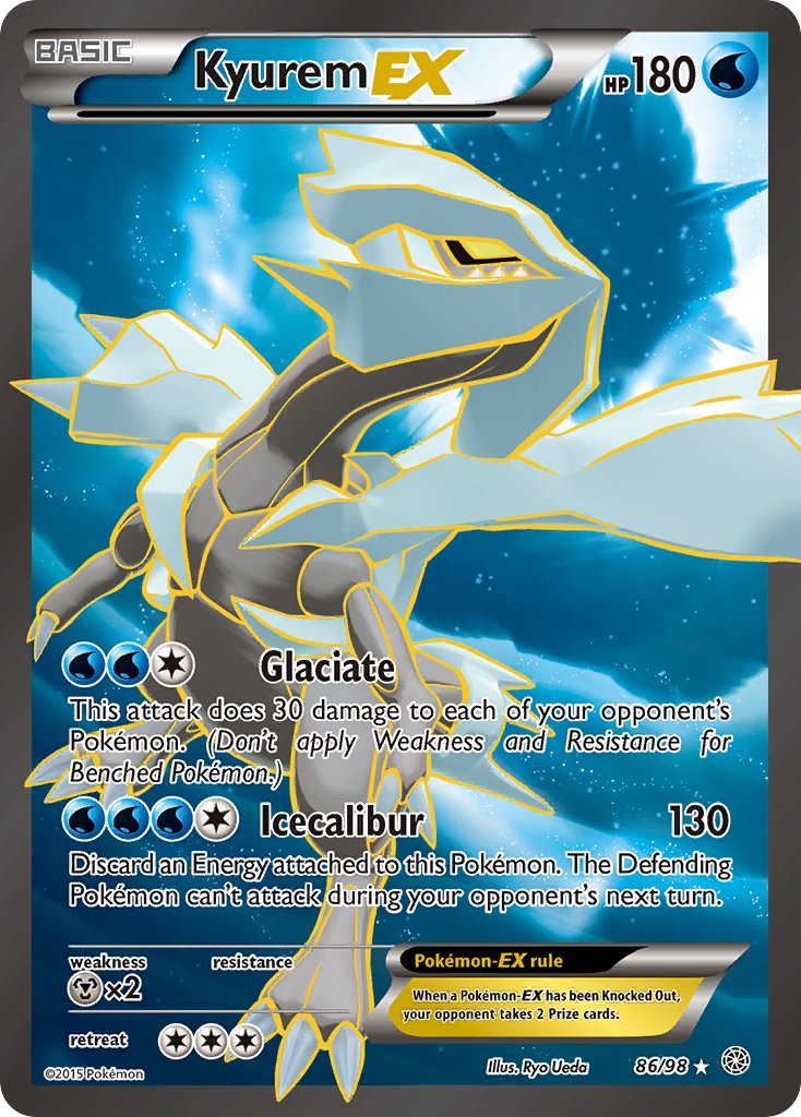 Kyurem EX - Ancient Origins (Ultra Rare) [AOR-86] English / Near Mint / Normal