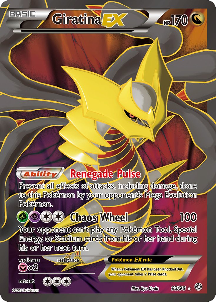 Giratina EX - Ancient Origins (Ultra Rare) [AOR-93] English / Near Mint / Normal
