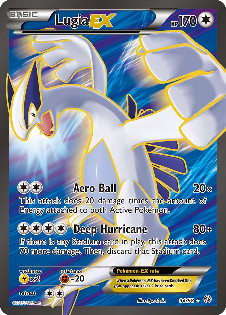 Lugia EX - Ancient Origins (Ultra Rare) [AOR-94] English / Near Mint / Normal