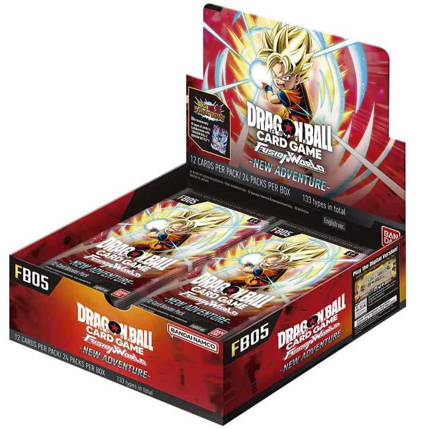 Dragon Ball Super TCG: Fusion World: Booster Box Display - New Adventure (FB05) Kortspil