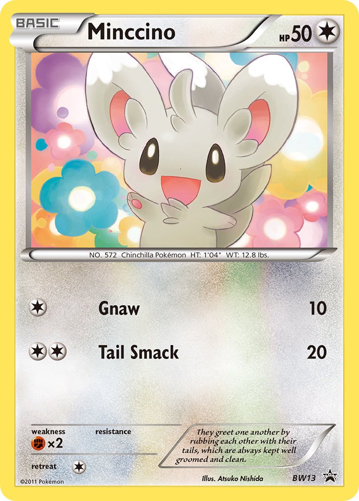 Minccino - BW Black Star Promos (Promo) [BW-13] English / Near Mint / Normal