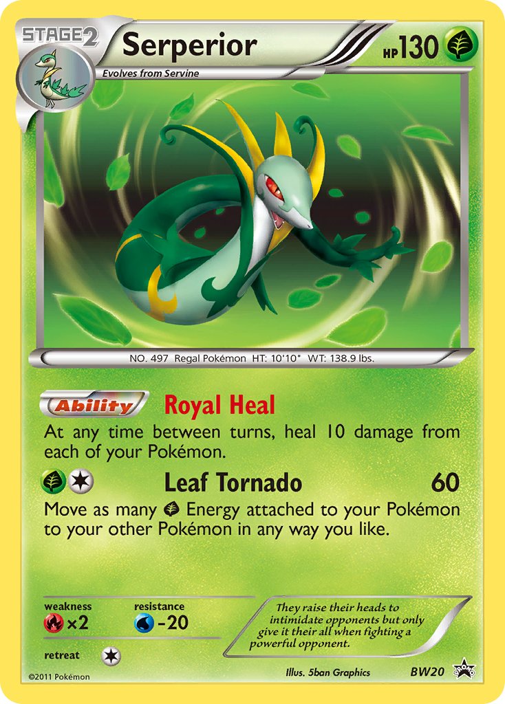 Serperior - BW Black Star Promos (Promo) [BW-20] English / Near Mint / Normal