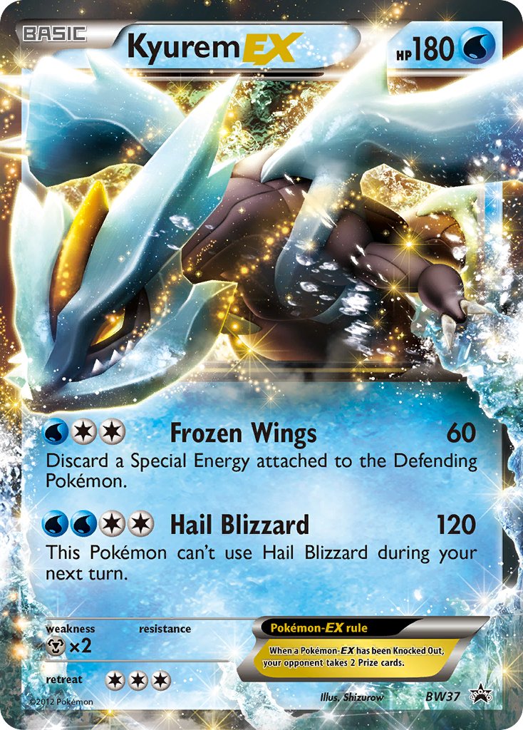 Kyurem EX - BW Black Star Promos (Promo) [BW-37] English / Near Mint / Normal
