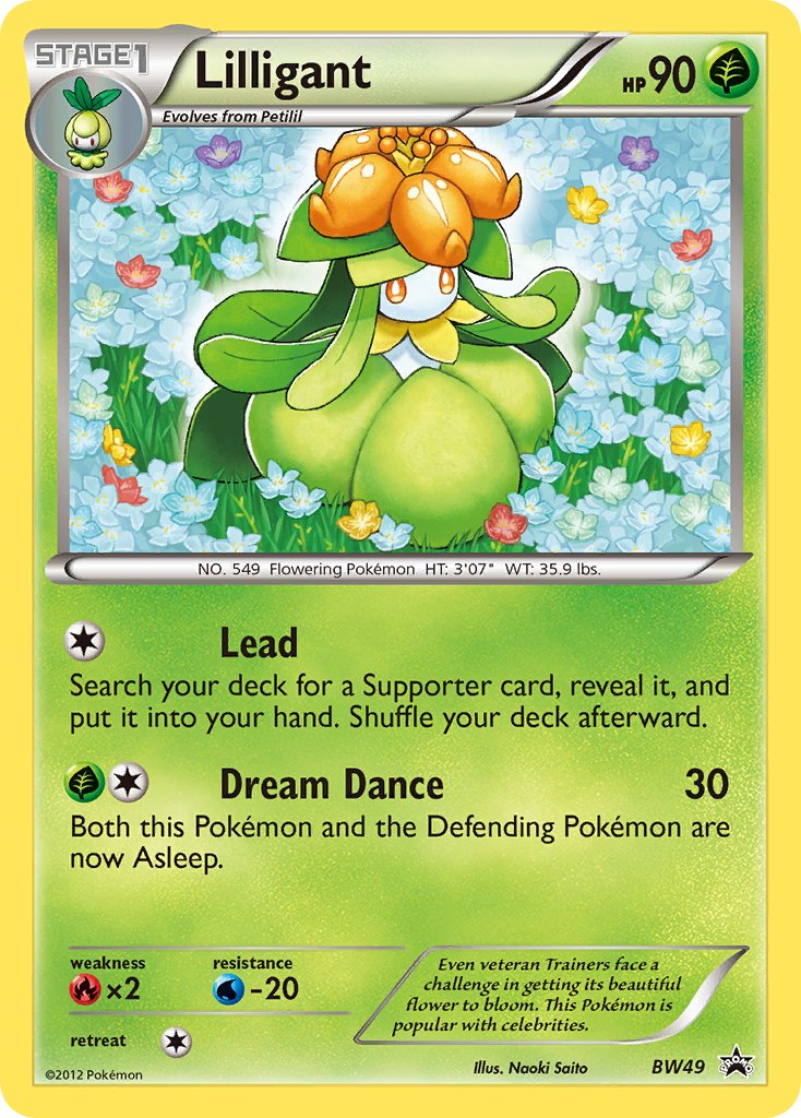 Lilligant - BW Black Star Promos (Promo) [BW-49] English / Near Mint / Normal