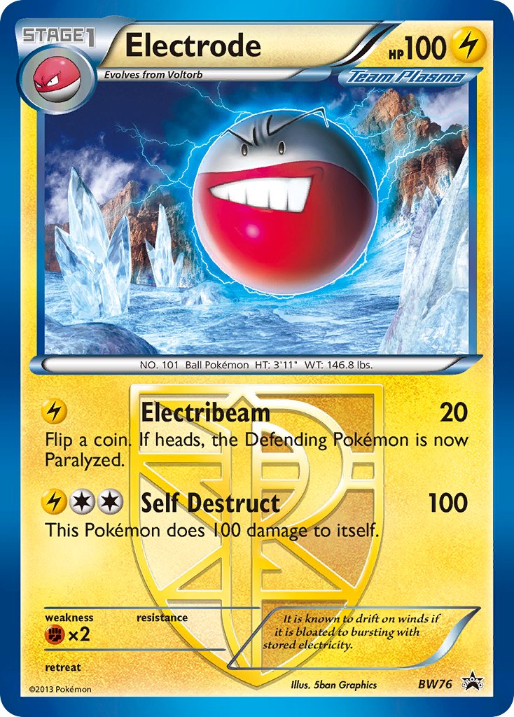 Electrode - BW Black Star Promos (Promo) [BW-76] English / Near Mint / Normal