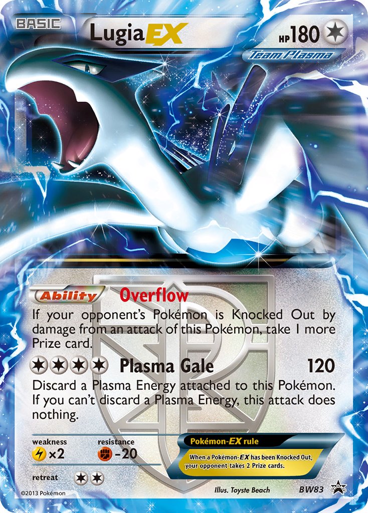 Lugia EX - BW Black Star Promos (Promo) [BW-83] English / Near Mint / Normal