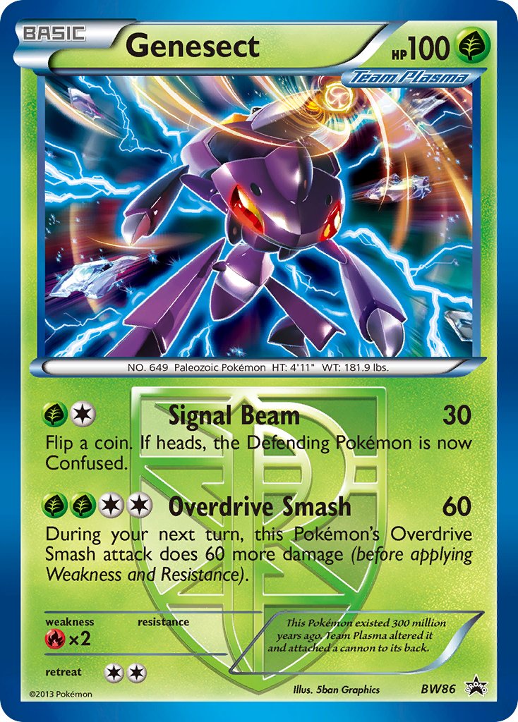 Genesect - BW Black Star Promos (Promo) [BW-86] English / Near Mint / Normal