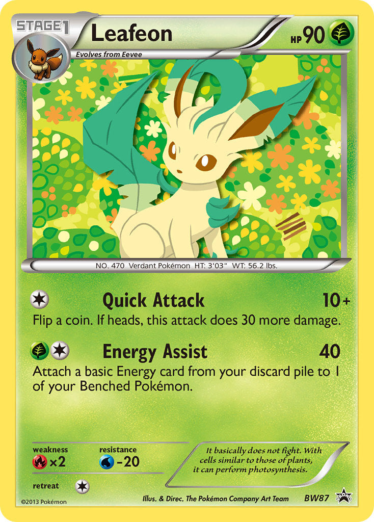 Leafeon - BW Black Star Promos (Promo) [BW-87] English / Near Mint / Normal