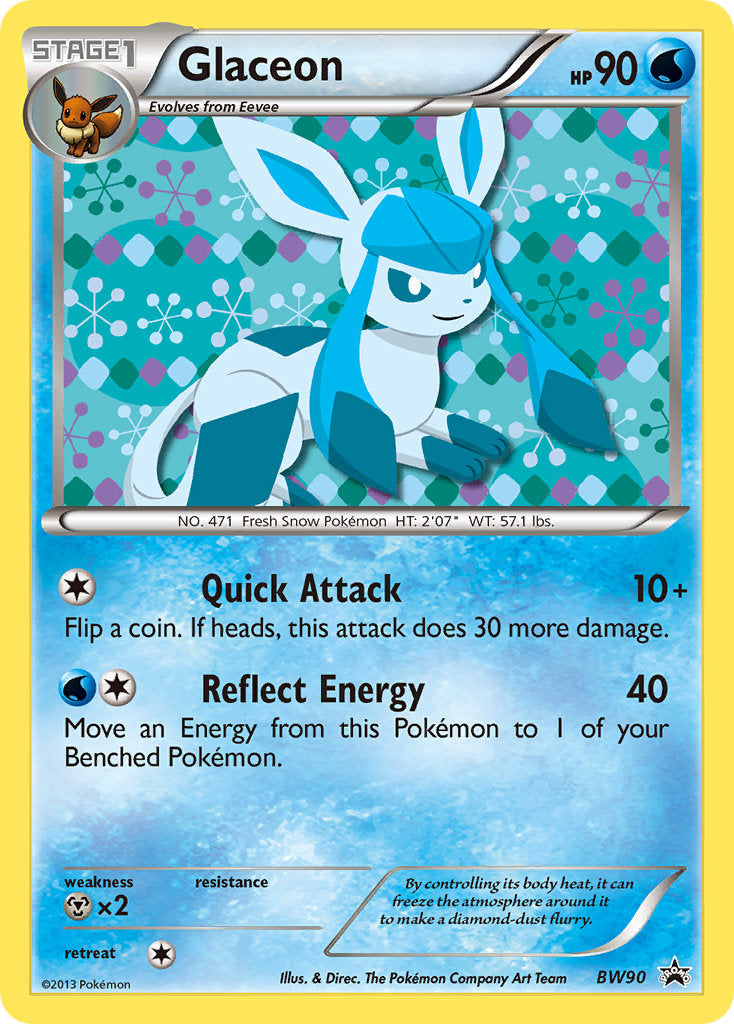 Glaceon - BW Black Star Promos (Promo) [BW-90] English / Near Mint / Normal