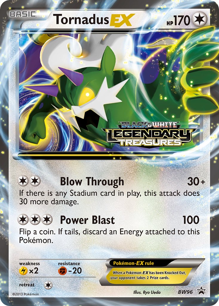Tornadus EX - BW Black Star Promos (Promo) [BW-96] English / Near Mint / Normal