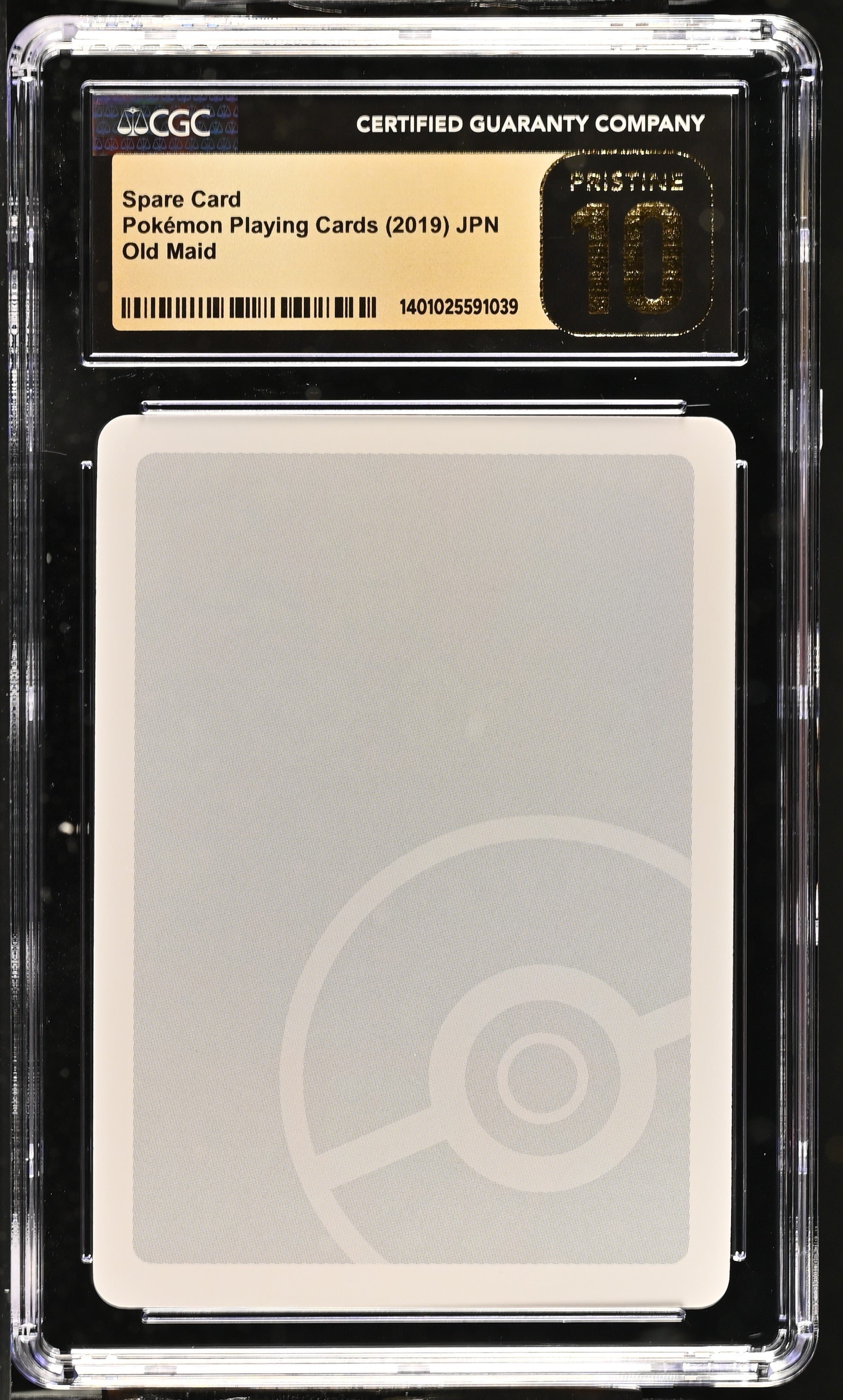 Spare Card Pokémon Old Maid CGC Pristine 10 - forside