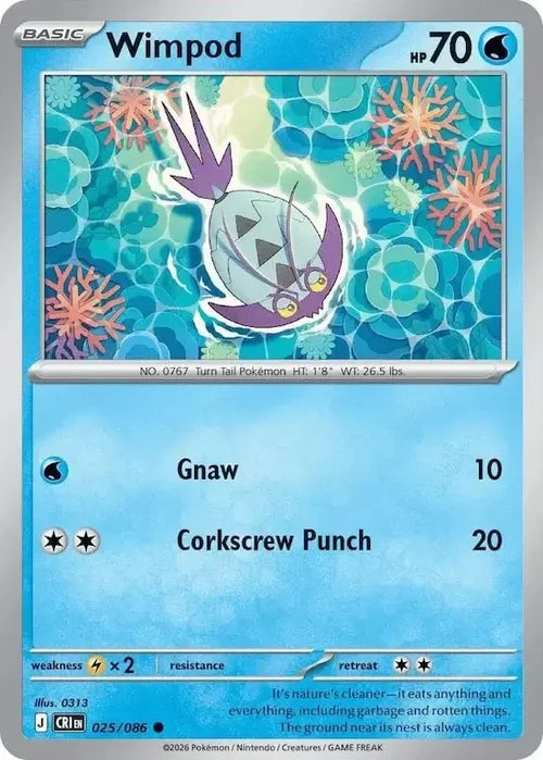 Wimpod - Chaos Rising (Common) [CRI-025] English / Near Mint / Normal
