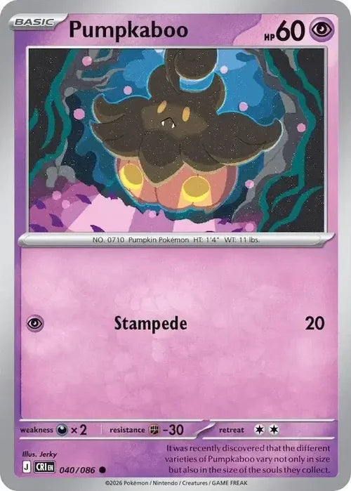 Pumpkaboo - Chaos Rising (Common) [CRI-040] English / Near Mint / Normal