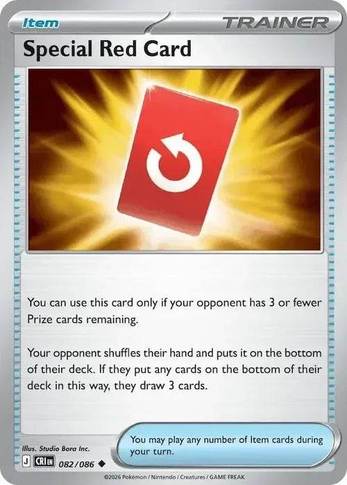 Special Red Card - Chaos Rising (Uncommon) [CRI-082] English / Near Mint / Normal