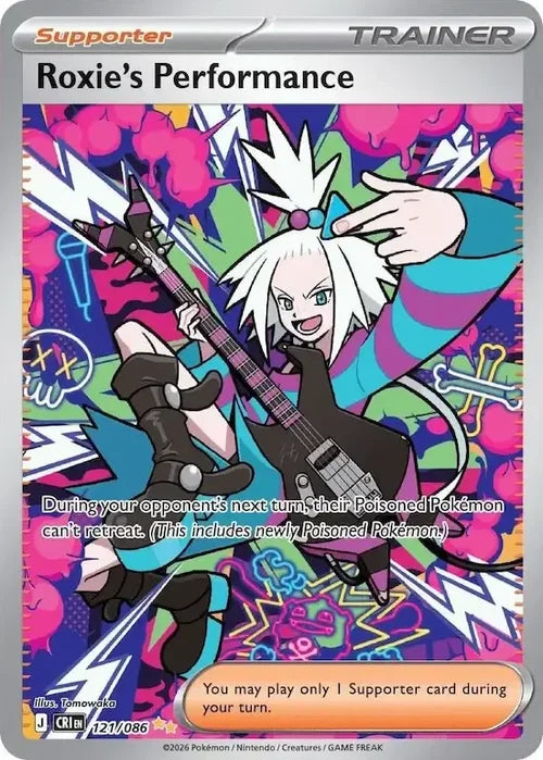 Roxie's Performance - Chaos Rising (Special Illustration Rare) [CRI-121] English / Near Mint / Normal