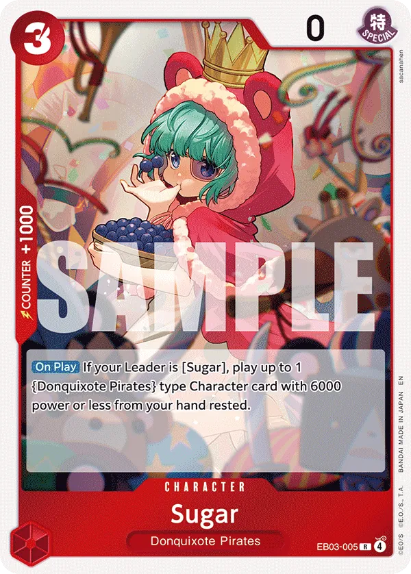 Sugar (EB03-005) (V.1) - Heroines Edition (Rare) [EB03-005] English / Near Mint / Normal