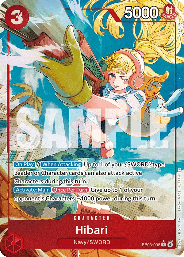 Hibari (EB03-008) (V.2) - Heroines Edition (Alternate Art) [EB03-008] English / Near Mint / Normal