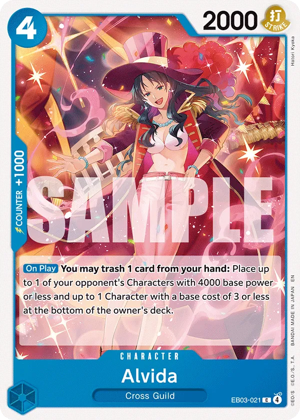 Alvida (EB03-021) (V.1) - Heroines Edition (Common) [EB03-021] English / Near Mint / Normal