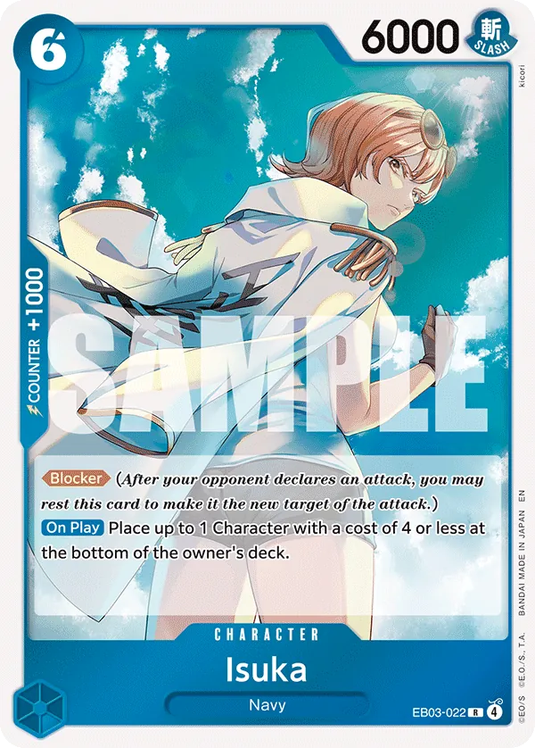Isuka (EB03-022) (V.1) - Heroines Edition (Rare) [EB03-022] English / Near Mint / Normal