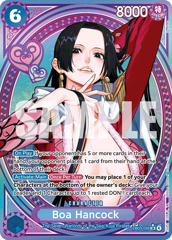 Boa Hancock (EB03-026) (V.3) - Heroines Edition (Special Rare) [EB03-026] English / Near Mint / Normal