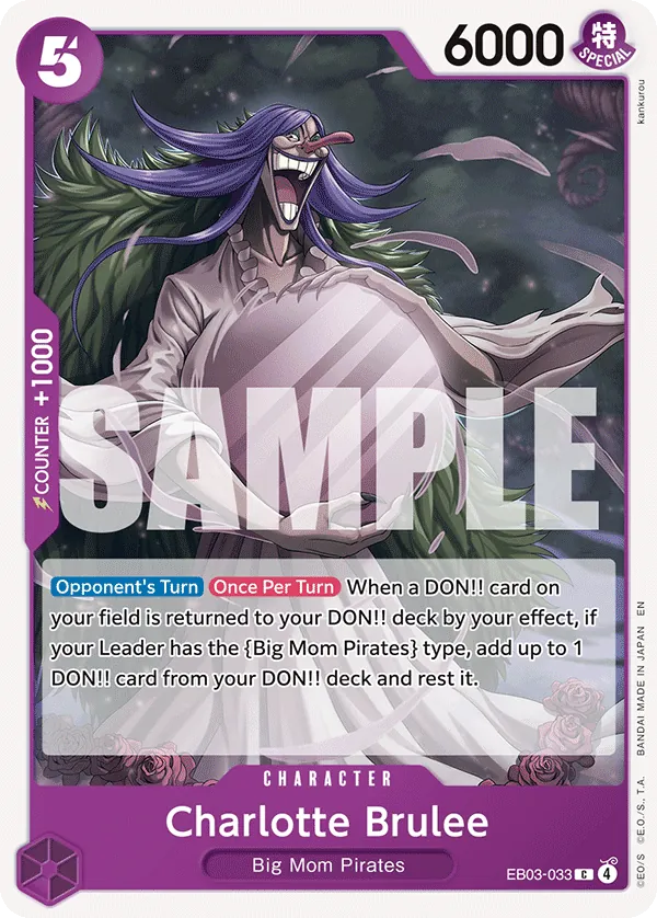 Charlotte Brulee (EB03-033) (V.1) - Heroines Edition (Common) [EB03-033] English / Near Mint / Normal