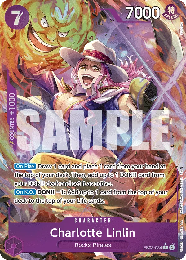 Charlotte Linlin (EB03-034) (V.2) - Heroines Edition (Alternate Art) [EB03-034] English / Near Mint / Normal