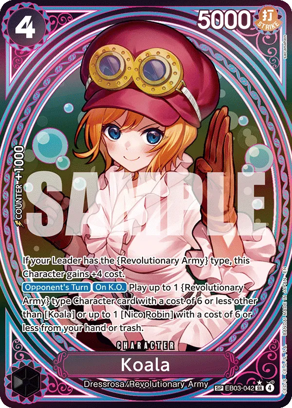 Koala (EB03-042) (V.3) - Heroines Edition (Special Rare) [EB03-042] English / Near Mint / Normal