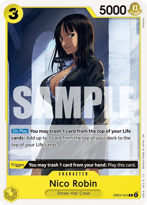 Nico Robin (EB03-054) (V.1) - Heroines Edition (Common) [EB03-054] English / Near Mint / Normal