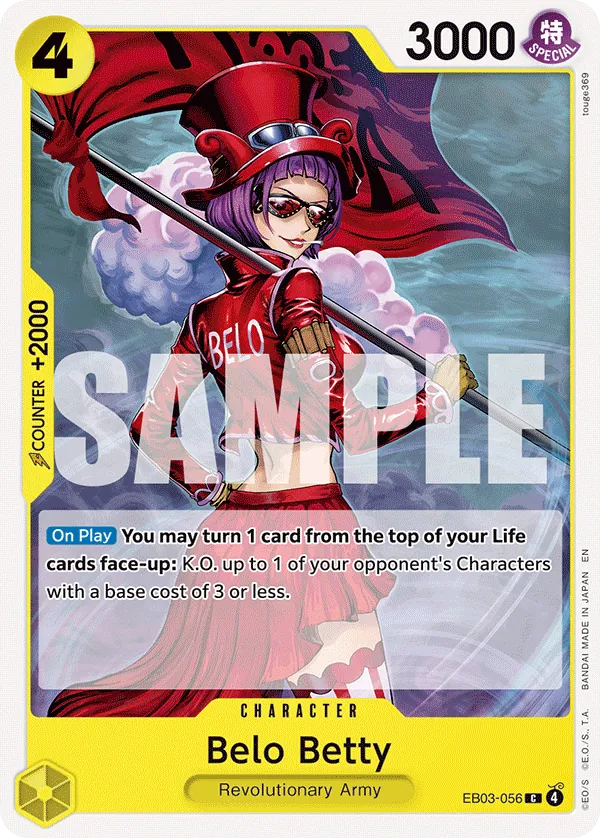Belo Betty (EB03-056) (V.1) - Heroines Edition (Common) [EB03-056] English / Near Mint / Normal