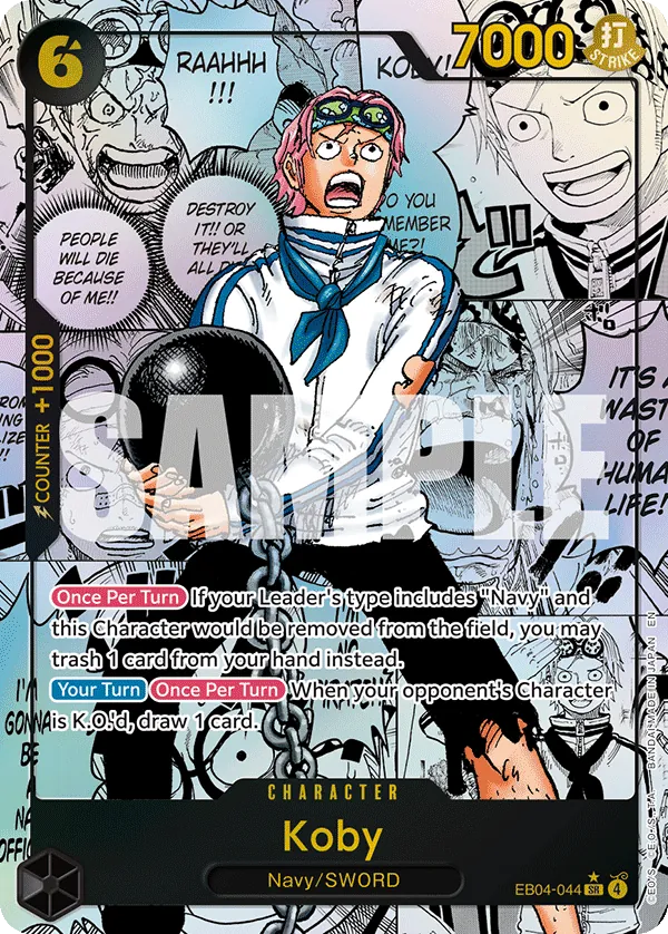 Koby (EB04-044) (V.3) - Adventure on Kami’s Island (Manga Rare) [OP15-EB04-044] English / Near Mint / Normal