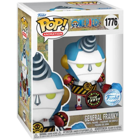 Funko POP! - One Piece: General Franky #1776 (Glow-Chase) Figur
