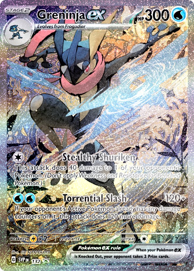 Pokémon TCG Scarlet & Violet Shrouded Fable Greninja ex Special Illustration Collection Kortspil