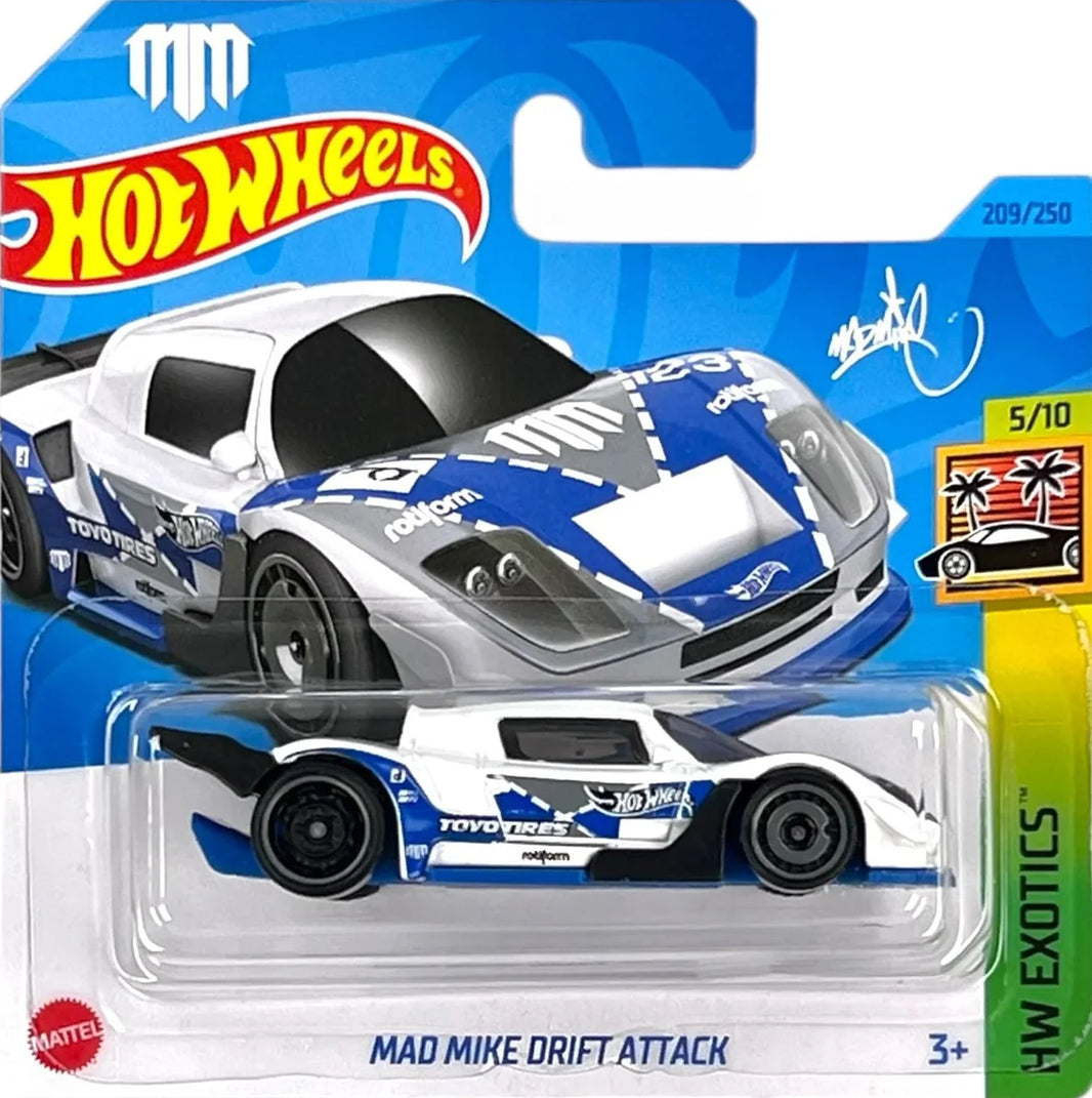 Hot Wheels Mad Mike Drift Attack Legetoj