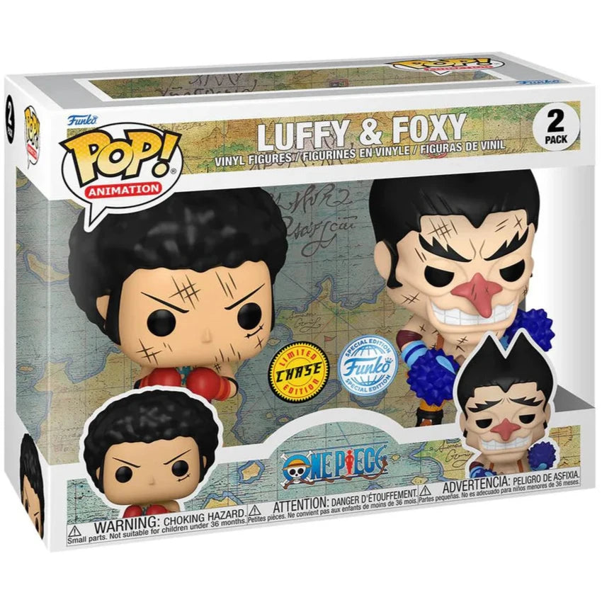 Funko POP! One Piece Luffy and Foxy Chase Figur
