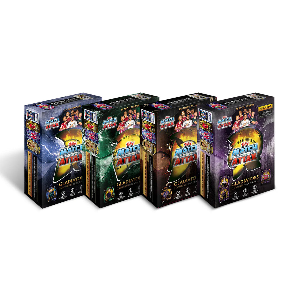 Topps Match Attax UEFA Champions League 2025-26 Mega Tin Kortspil