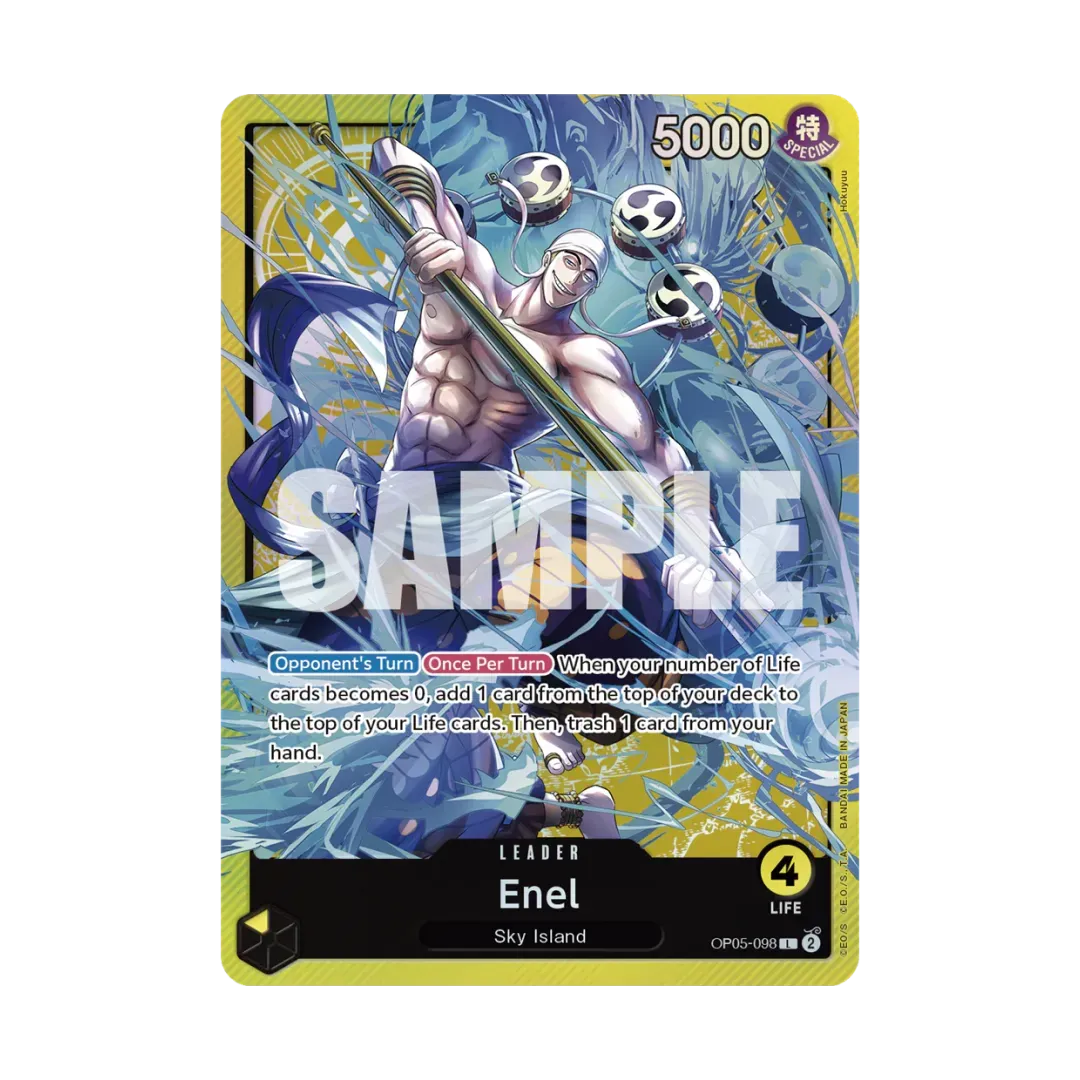 One Piece Card Game: Sound Loader Enel - Volume 2 Tilbehør