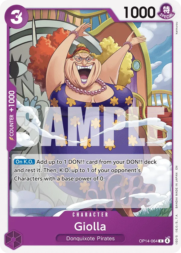 Giolla (OP14-064) - The Azure Sea's Seven (Common) [OP14-064] English / Near Mint / Normal