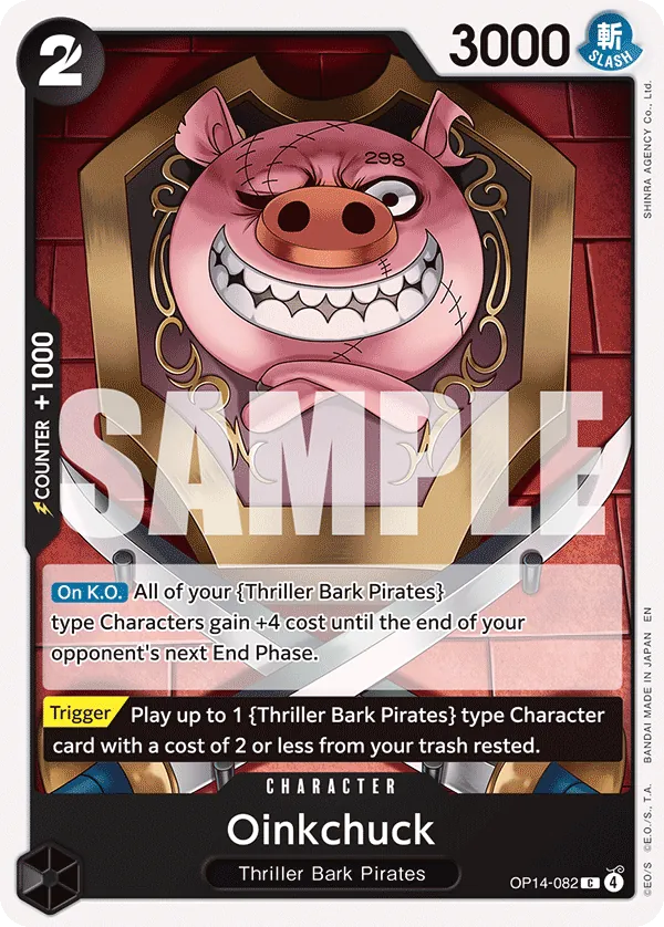 Oinkchuck (OP14-082) - The Azure Sea's Seven (Common) [OP14-082] English / Near Mint / Normal